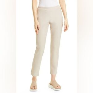 Eileen Fisher Slim Knit Ankle Pants - Wheat - Women's Sz Med